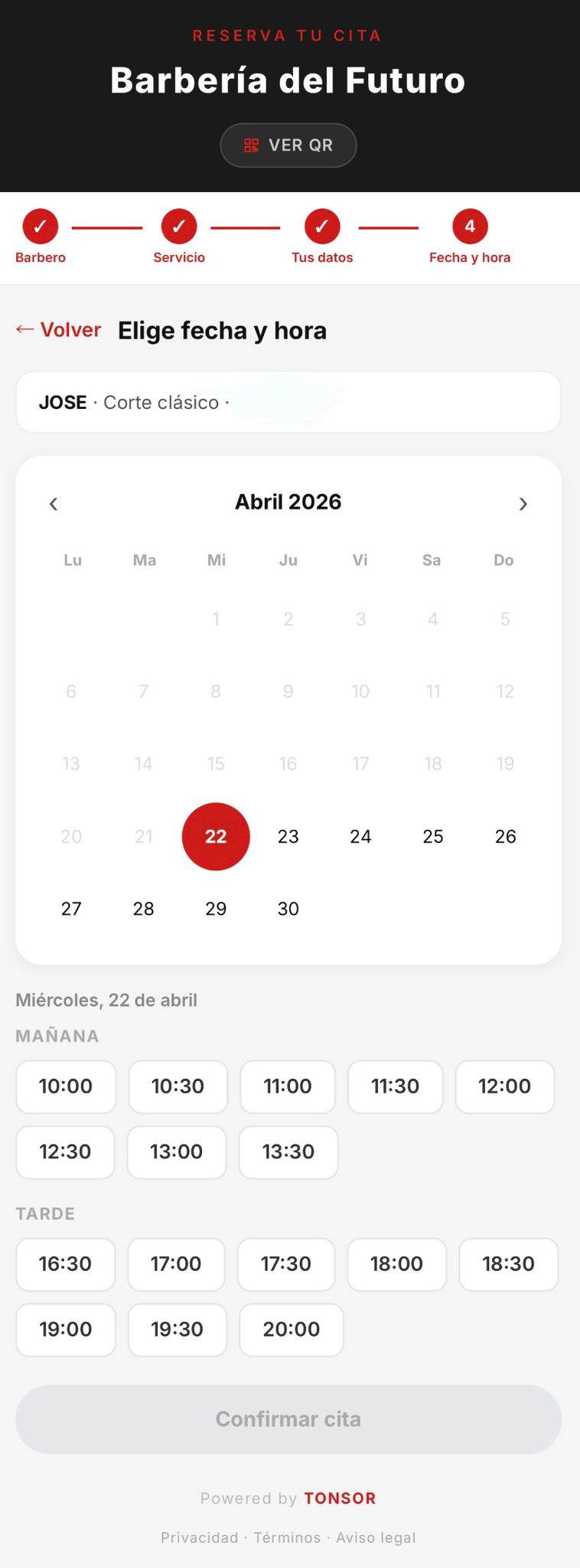 Fecha y hora